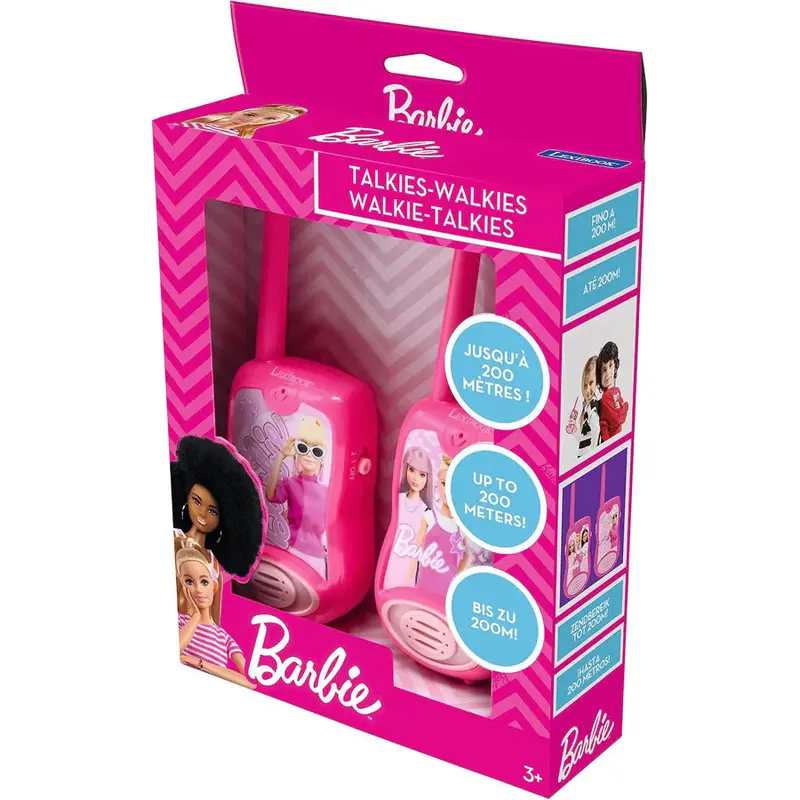 Lexibook Barbie Digital Walkie Talkies – 100M Range 1