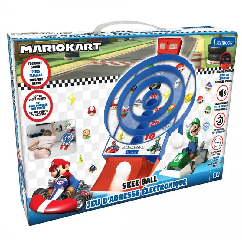 Lexibook Mario Kart Target Shooting Game With Lcd Display 1