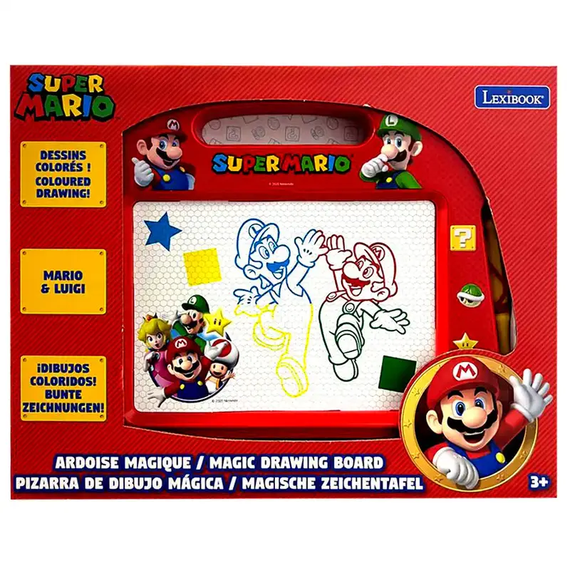 Lexibook Mario Magnetic Drawing Board (A5) – Includes Accessories 1