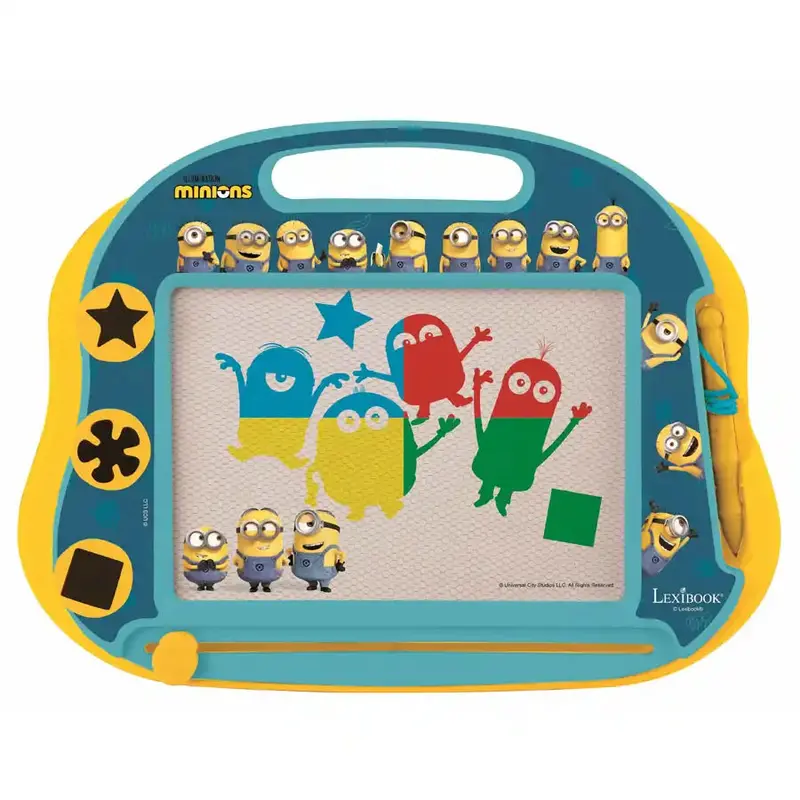 Lexibook Minions-Themed Magnetic A5 Drawing Board With Accessories 1