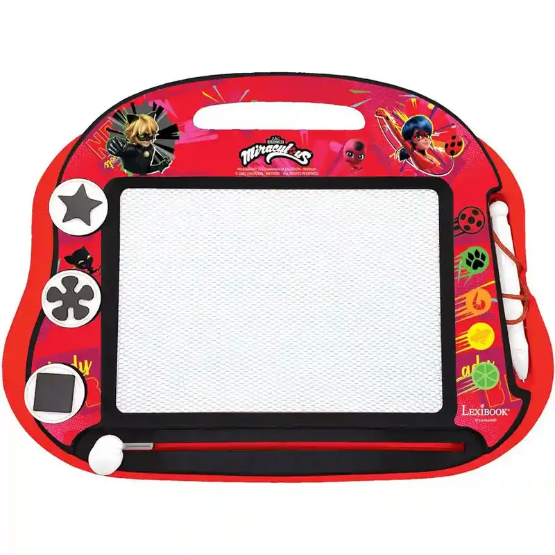 Lexibook Miraculous Magnetic A5 Drawing Board With Multicolor Stylus Set 1