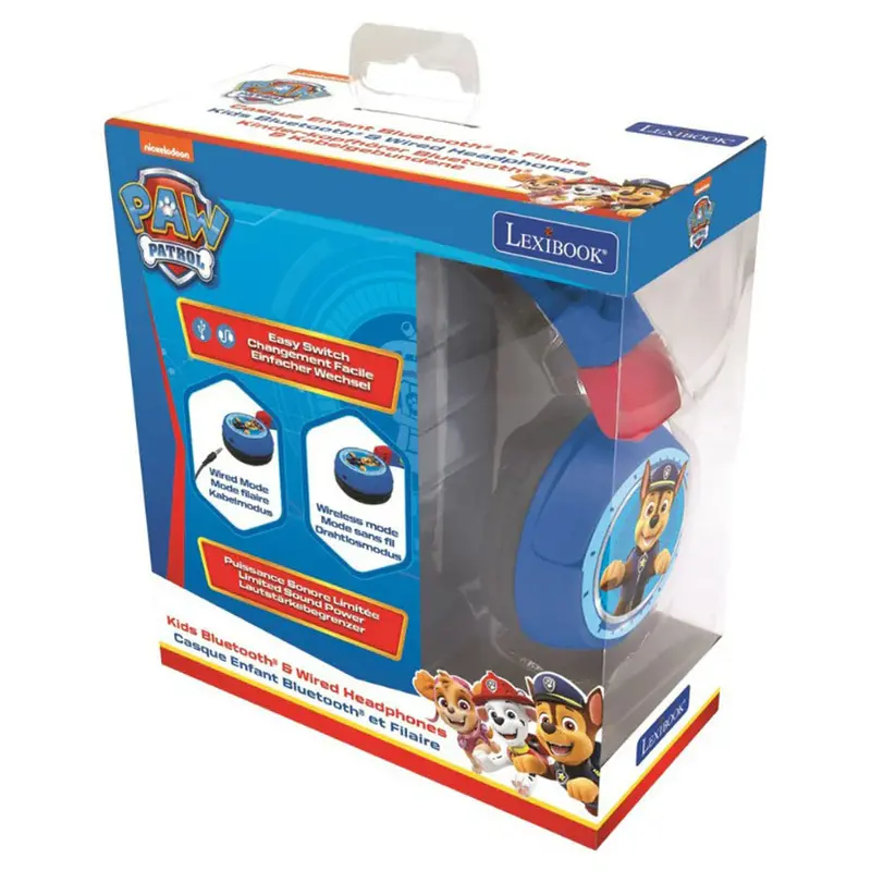 Lexibook Paw Patrol 2-In-1 Foldable Headphones For Children 1