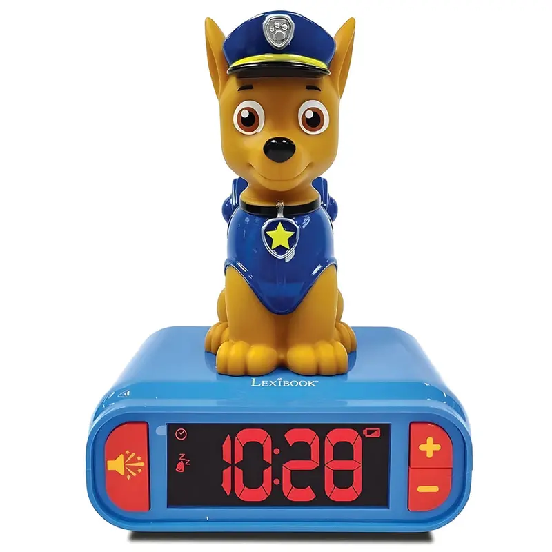 Lexibook Paw Patrol 3D Alarm Clock With Night Light & Sound 1