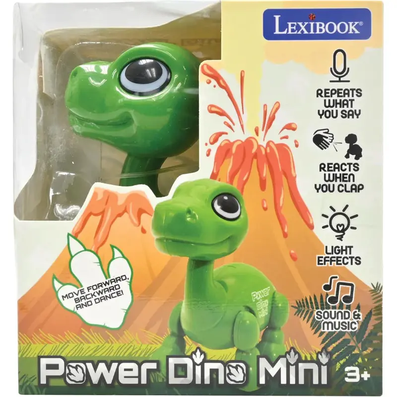 Lexibook Power Puppy Mini Dinosaur Robot With Light & Sound Effects 1