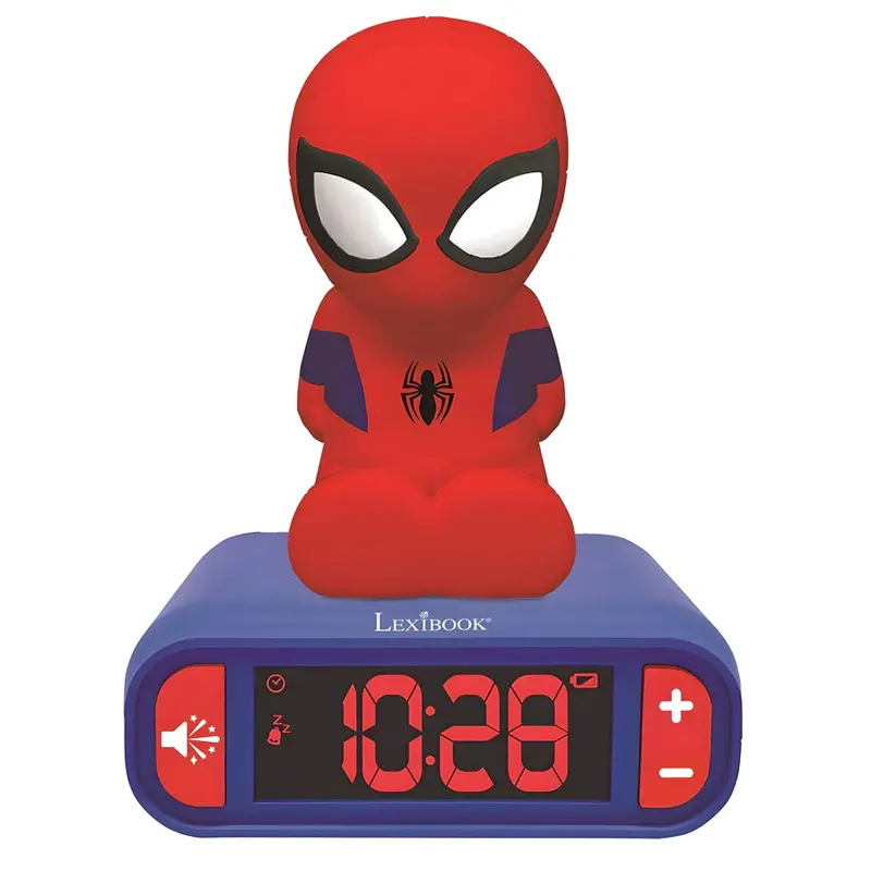 Lexibook Spider-Man 3D Alarm Clock With Night Light 1