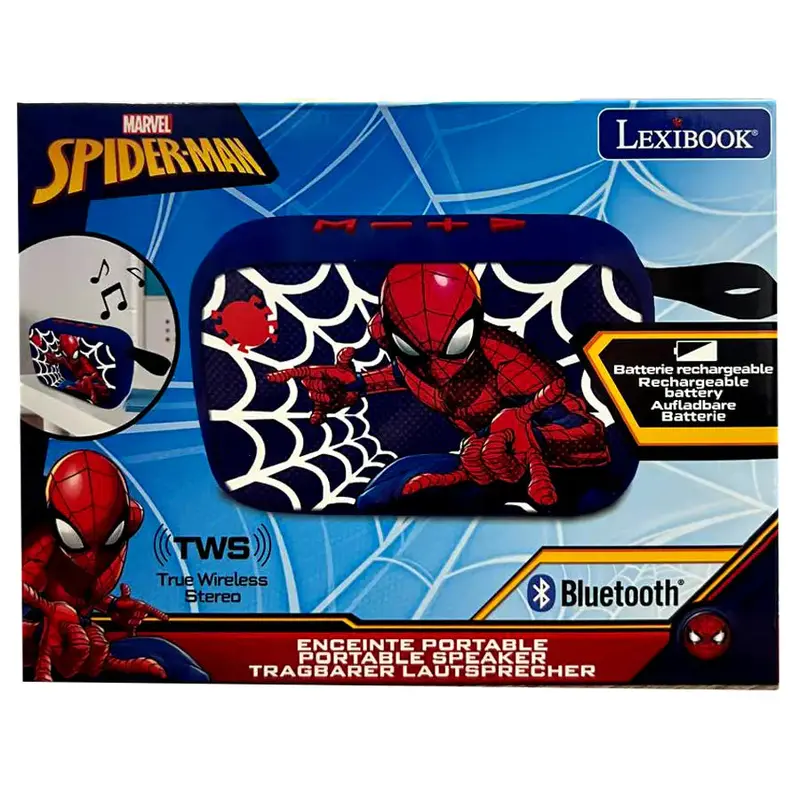 Lexibook Spider-Man Portable Bluetooth Speaker For Kids 1