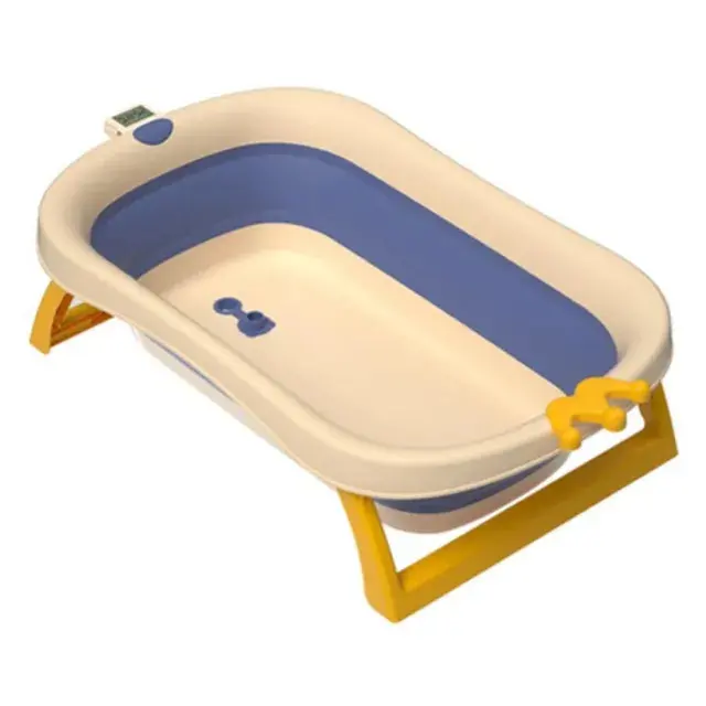 Little Angel Blue Foldable Washbasin And Bathtub Set 1