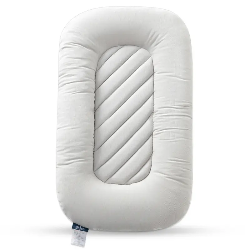 Little Story Grey Foldable Infant Lounger And Nap Pod 1