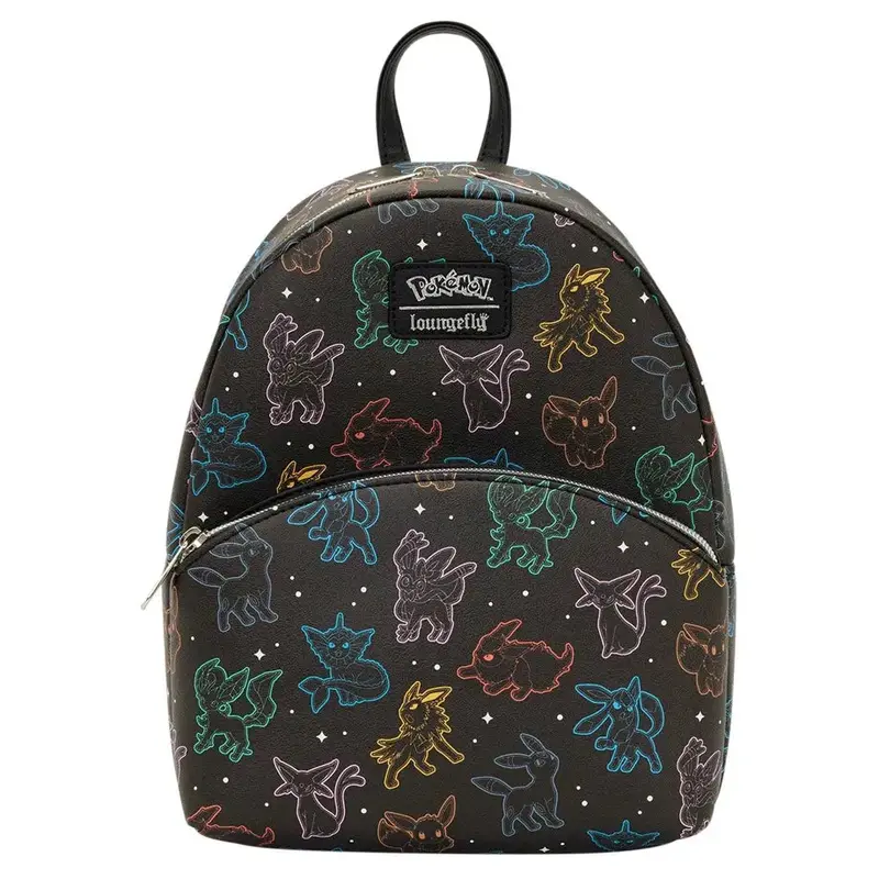Loungefly X Funko Pop! Pokémon Eevee Evolutions Mini Backpack – Black Collector Bag 1