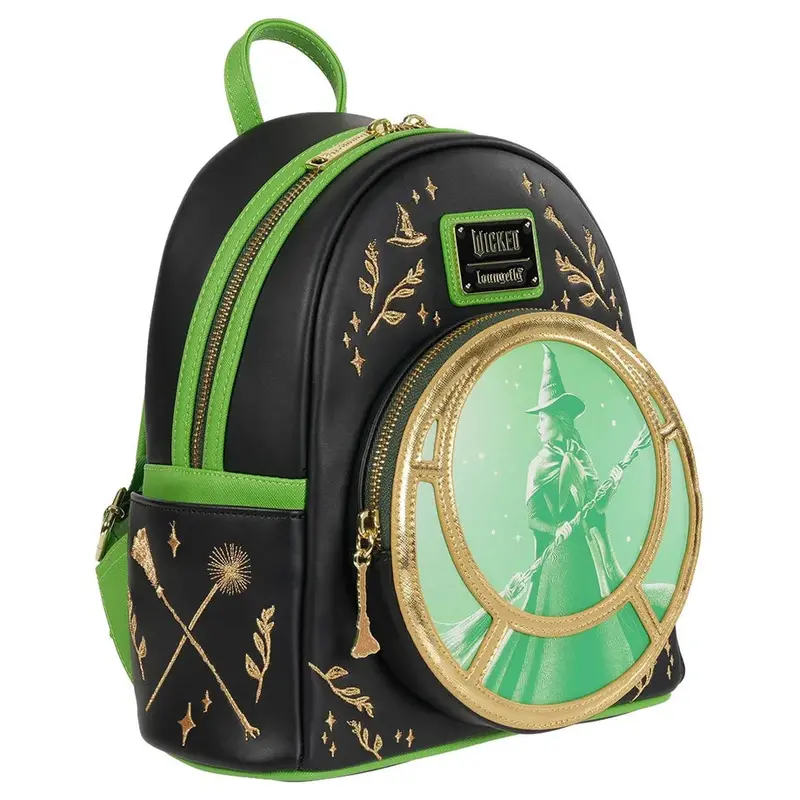 Loungefly X Funko Pop! Wicked Elphaba Mini Backpack – Green/Black Fantasy Style 1