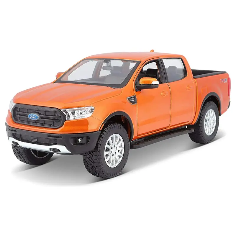 Maisto 2019 Ford Ranger Die-Cast Truck – 1:27 Scale, Orange Metallic Finish 1