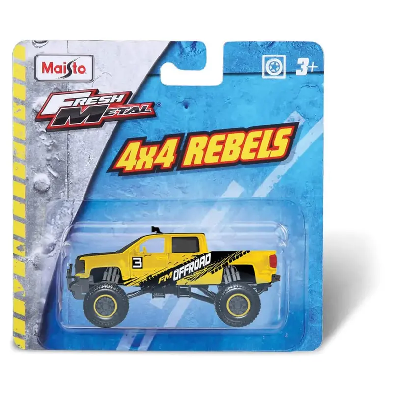 Maisto Fresh Metal 4X4 Rebels Atv – Rugged Off-Road Die-Cast Vehicle 1