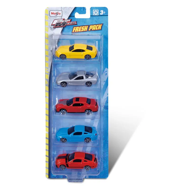 Maisto Fresh Metal 5-Pack Die-Cast Vehicles – Assorted Fresh Metal Models 1