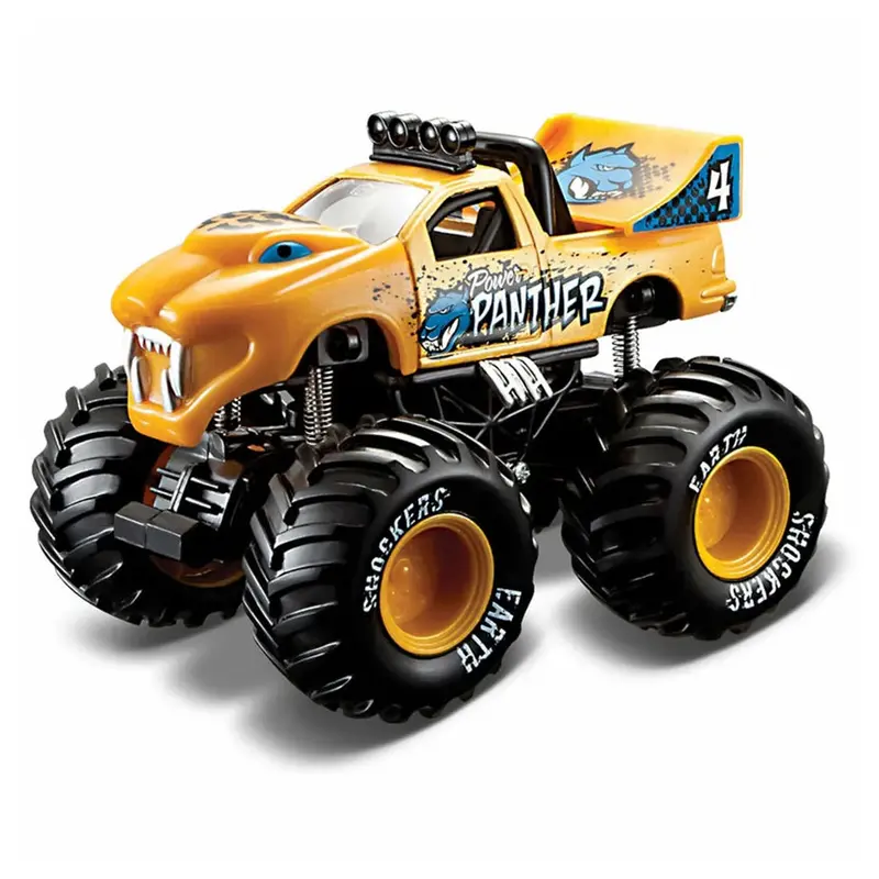 Maisto Fresh Metal Earth Shockers Monster Truck – 1:24 Die-Cast Off-Roader 1