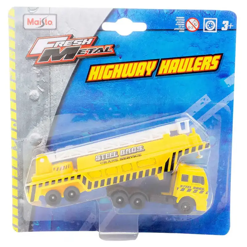 Maisto Fresh Metal Highway Haulers Tractor-Trailer – Heavy-Duty Die-Cast Model 1
