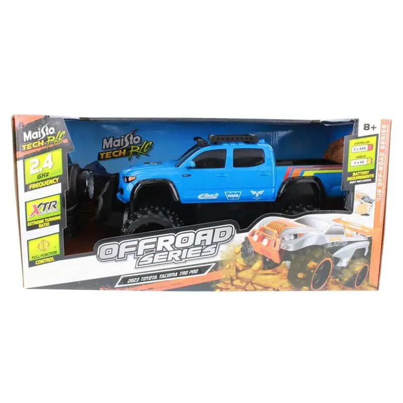 Maisto Tech Toyota Tacoma Trd Pro Rc Truck – Blue Remote-Controlled Off-Roader 1