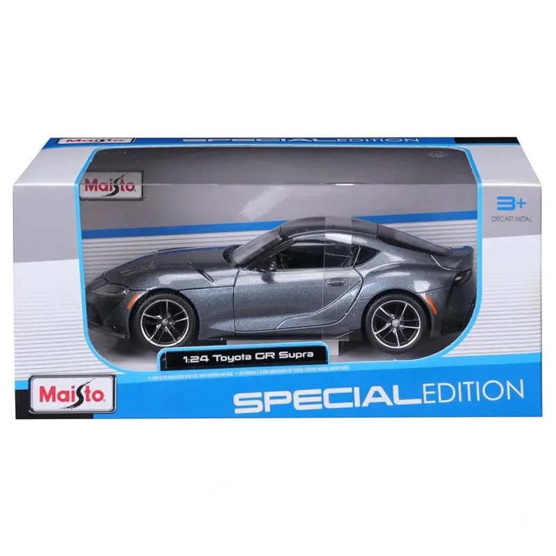 Maisto Toyota Gr Supra Special Edition – Metallic Silver 1:64 Scale Replica 1