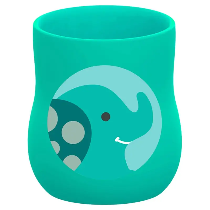 Marcus & Marcus 4 Oz Silicone Baby Training Cup – Character Design: Ollie 1
