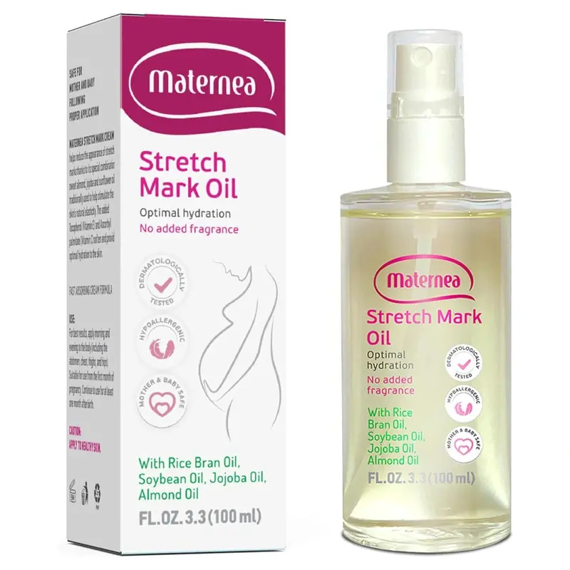 Maternea Stretch Mark Prevention Oil – 100 Ml Nourishing Formula 1