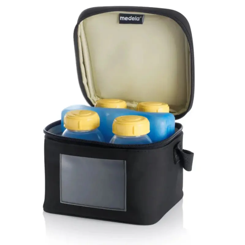 Medela Insulated Cooler Bag With 4 Bottle Compartments + 1 Ice Pack 1