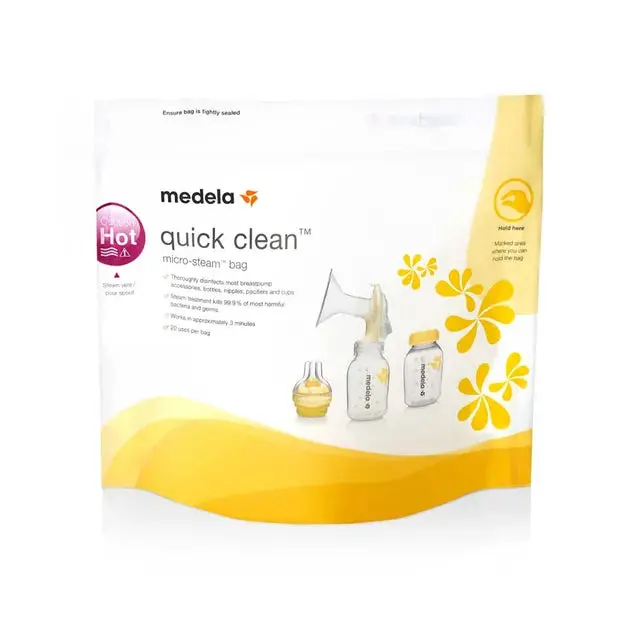 Medela Quick Clean Microwave Sterilizing Bags – Pack Of 5 1