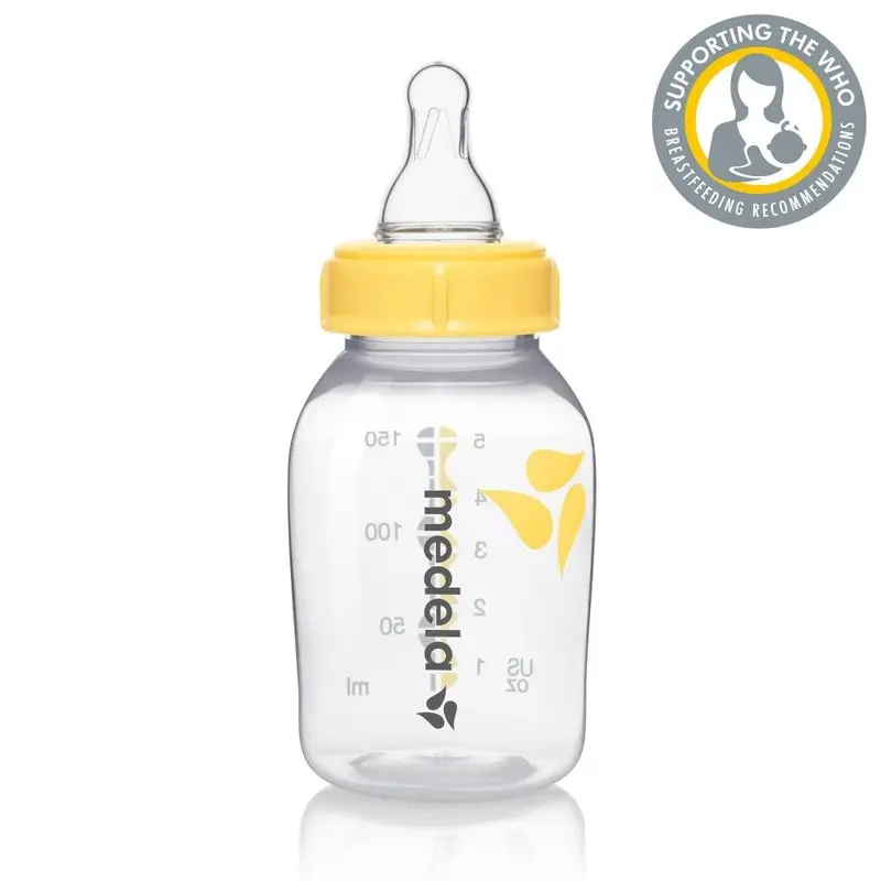 Medela Slow-Flow Infant Feeding Bottle, 150 Ml 1