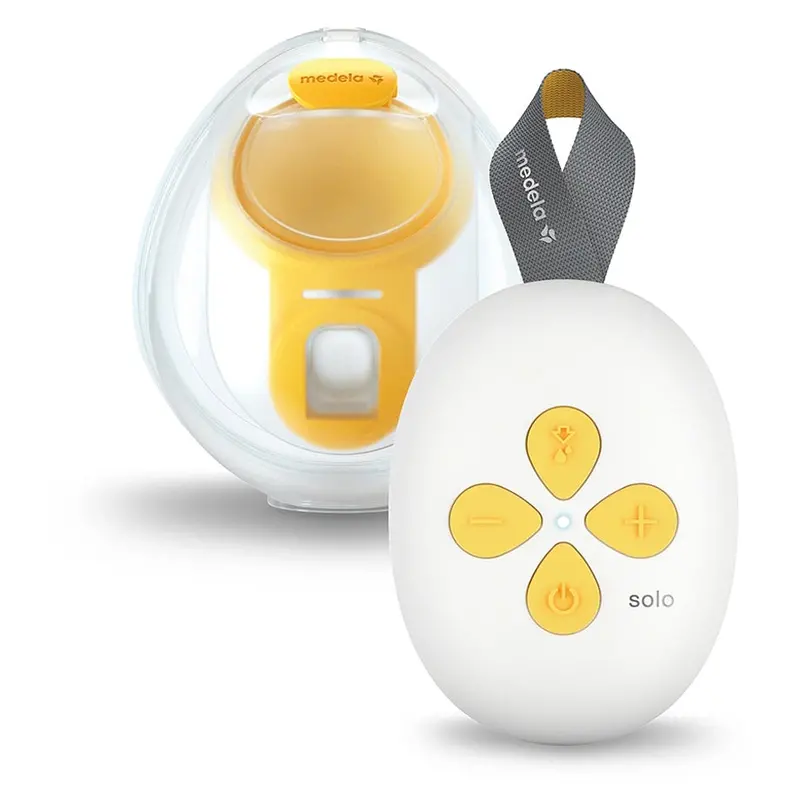 Medela Solo™ Single-Use Hands-Free Breast Pump – Yellow & White 1