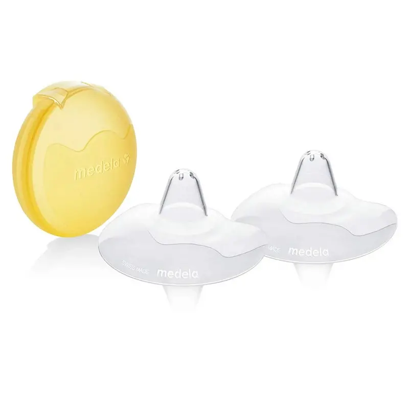 Medela Ultra-Thin Silicone Nipple Shields – Natural-Fit, 16Mm (2-Pack) 1
