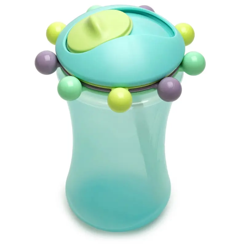 Melii Abacus Straw Sippy Cup – 340 Ml, Turquoise 1