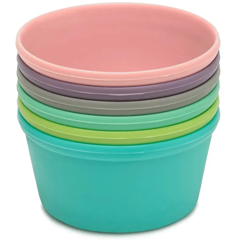 Melii Rainbow Silicone Baby Food Cups – 2.8 Oz Set 1