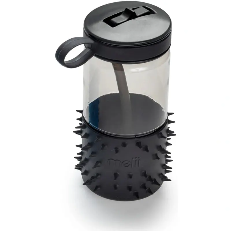 Melii Spikey Insulated Water Bottle – 17 Oz, Black 1