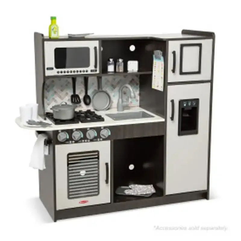 Melissa & Doug Chef'S Kitchen Playset – Charcoal Edition 1