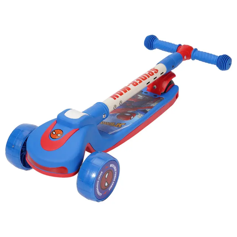 Mesuca Spider-Man Foldable Twist Scooter – Compact Design For Children 1