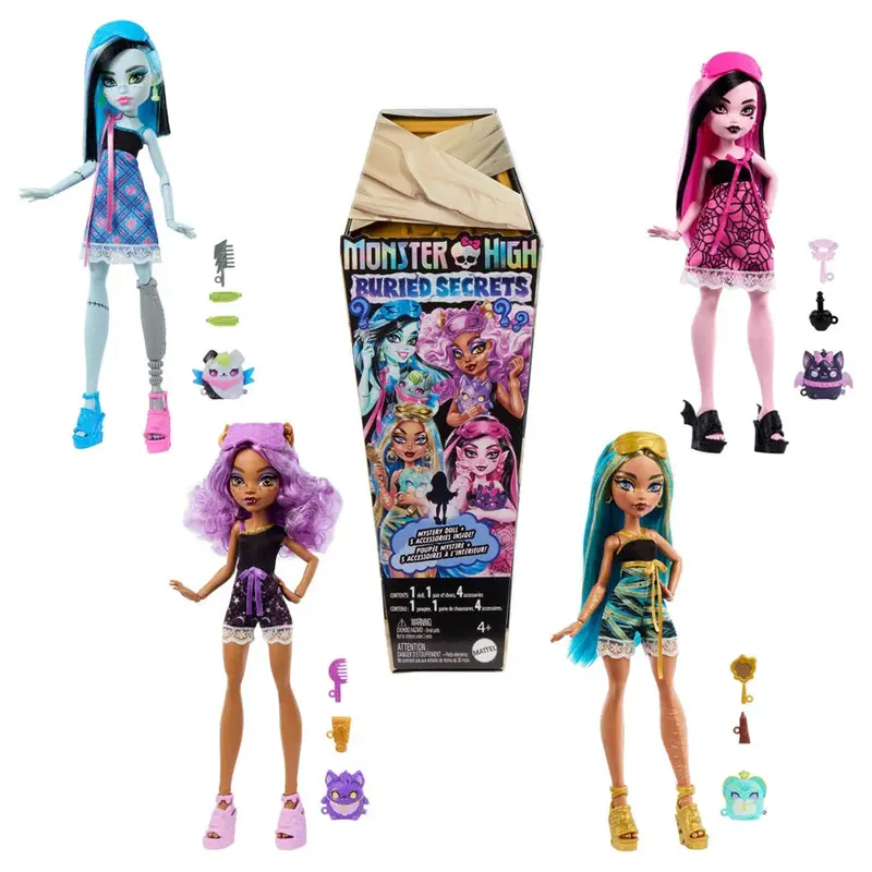 Mga Monster High Buried Secrets Mystery Reveal Doll – Assorted Editions 1