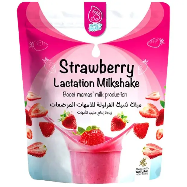 Milky Makers Strawberry Flavored Lactation Milkshake 1