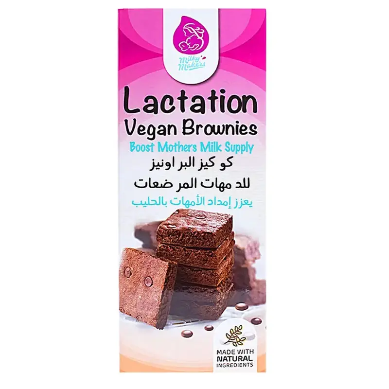 Milky Makers Vegan Brownies – Plant-Based Lactation Dessert 1