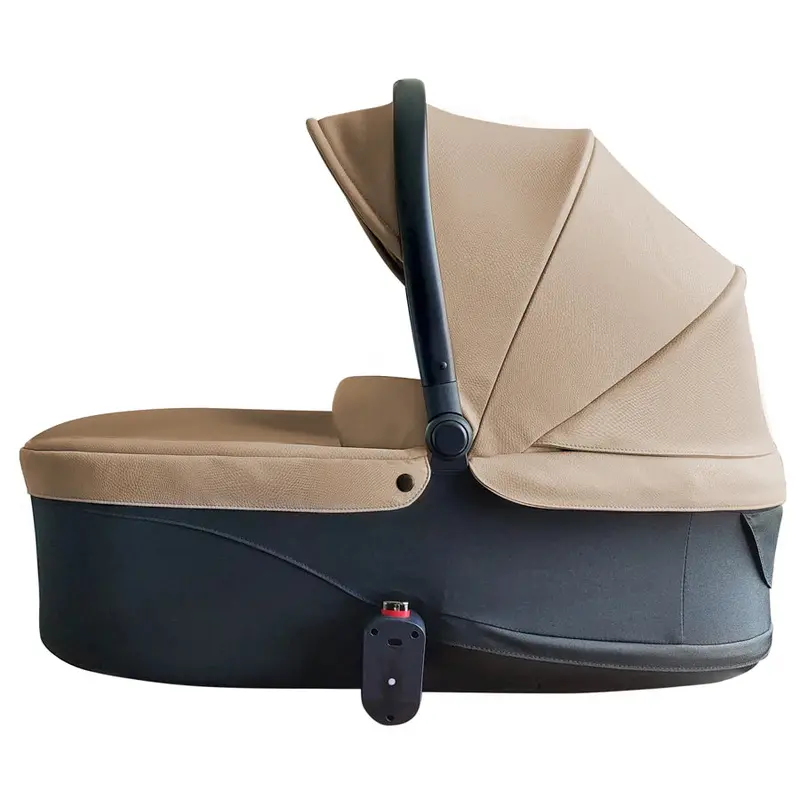 Mima Creo Black-Beige Carrycot For Infants 1