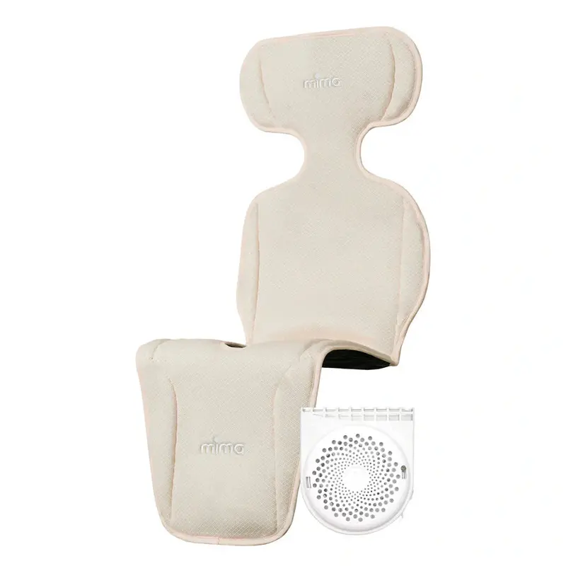 Mima Flo Universal Cooling Stroller Seat Liner With Integrated Fan (Beige) 1