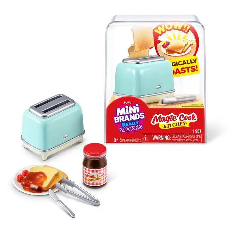 Mini Brands Magic Cook Toaster – Mini Kitchen Appliance Toy 1