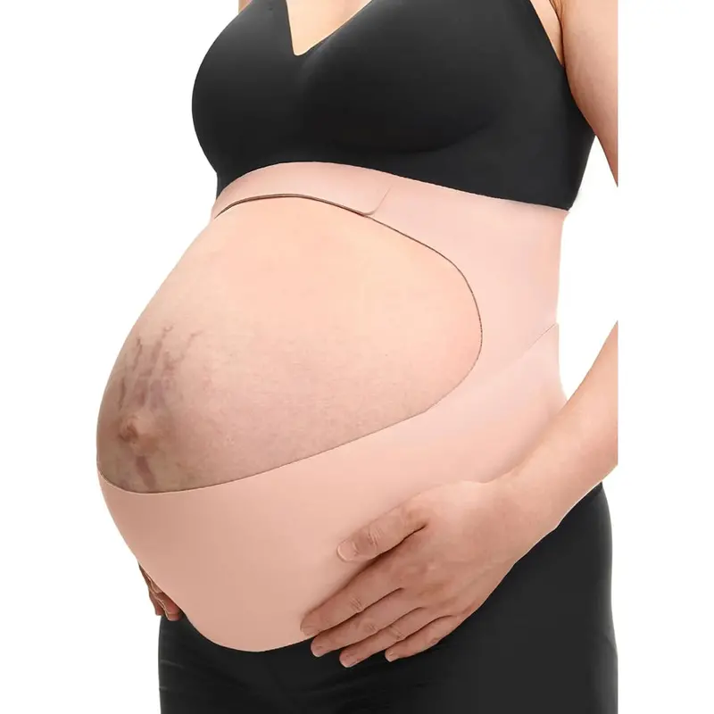 Momcozy Adjustable Maternity Support Belt – Beige 1