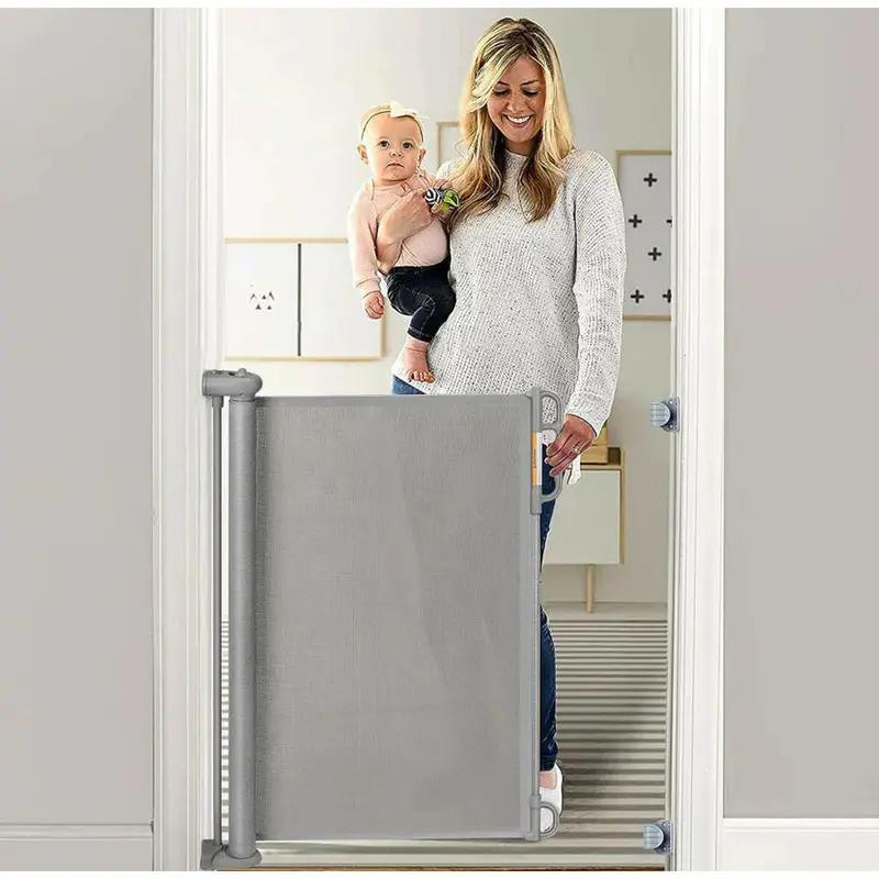 Momcozy Expandable Retractable Safety Baby Gate – 140 Cm 1