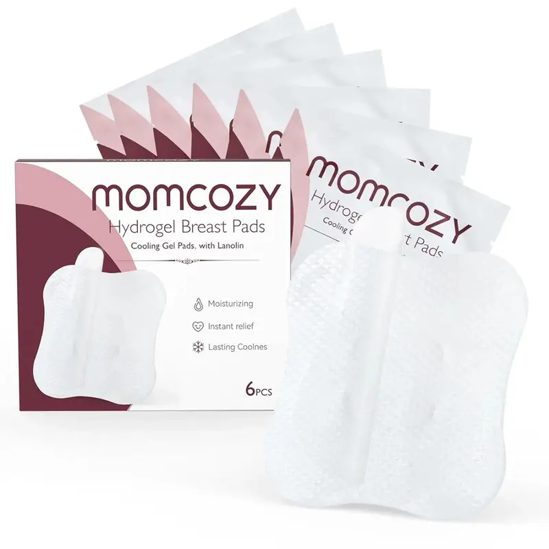 Momcozy Hydrogel Cooling Nursing Pads For Sore Nipple Relief 1
