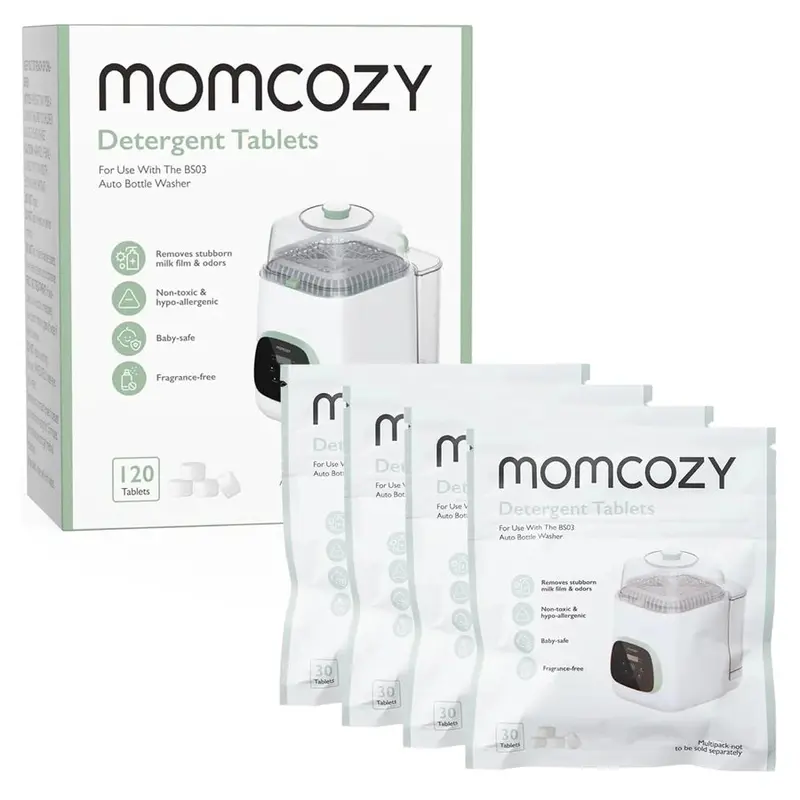 Momcozy Kleanpal Pro Washing Tablets – 120-Count Cleaning Block For Bottle Washer 1
