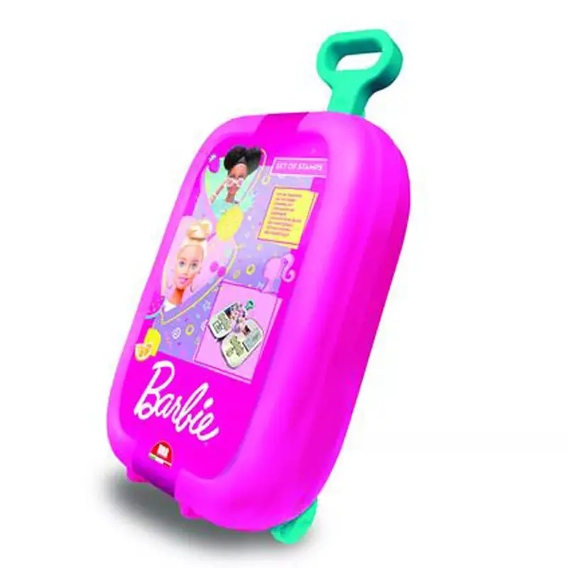 Multiprint Barbie Ride-On Trolley Toy 1