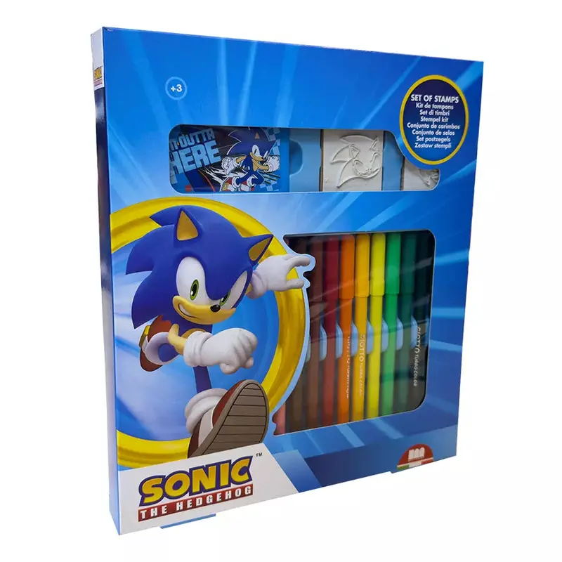 Multiprint Sonic-Themed Felt Tip Pen Set (21-Piece) 1