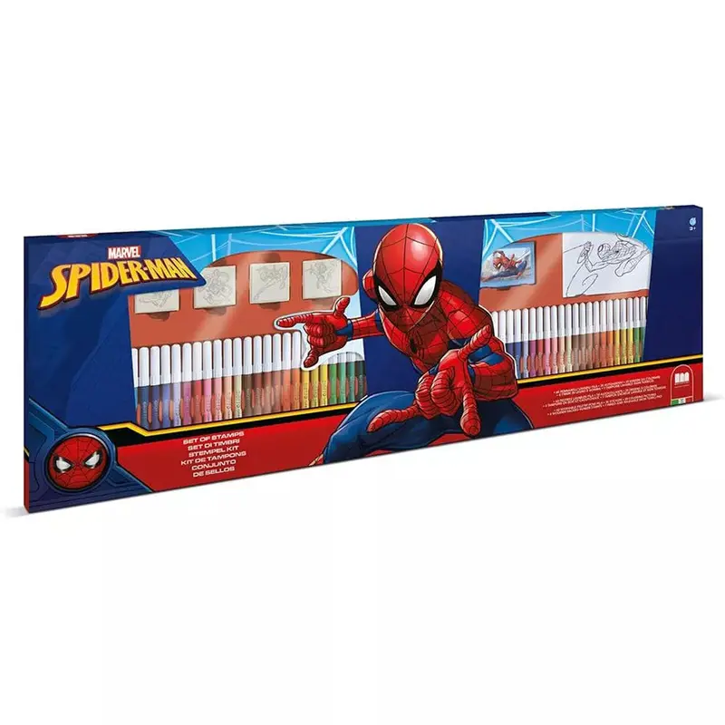 Multiprint Spider-Man Felt Tip Pen Set – 119-Piece 1