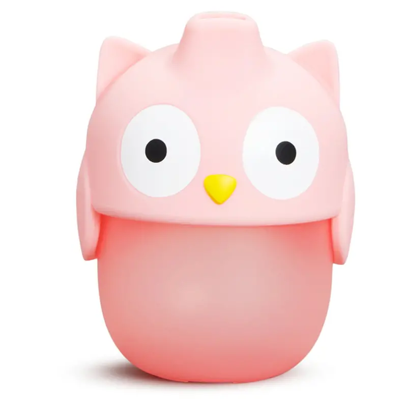 Munchkin 3D Animal Sippy Cup – 8 Oz Owl Design Toddler Drink Bottle 1