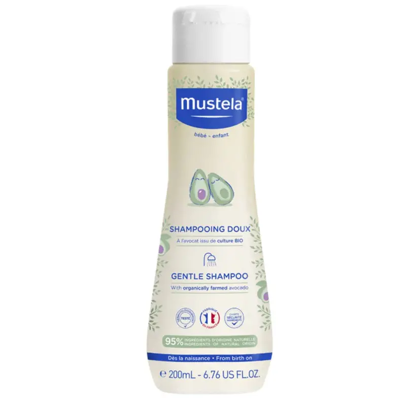 Mustela Gentle Baby Shampoo (200 Ml) 1