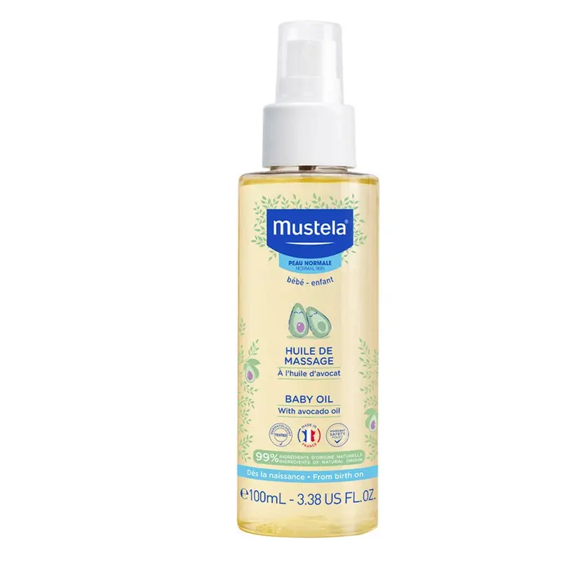 Mustela Nourishing Baby Massage Oil – 100Ml Enriched With Avocado Oil 1