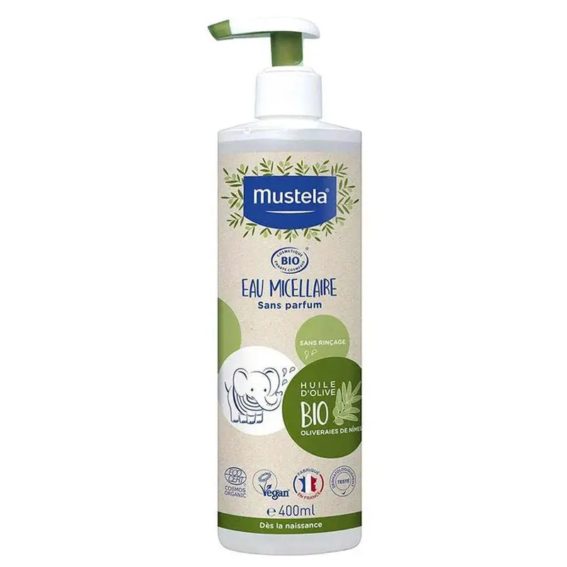 Mustela Organic Micellar Cleansing Water – 400 Ml 1